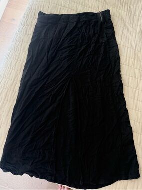 Free People Black Maxi Skirt